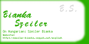 bianka szeiler business card